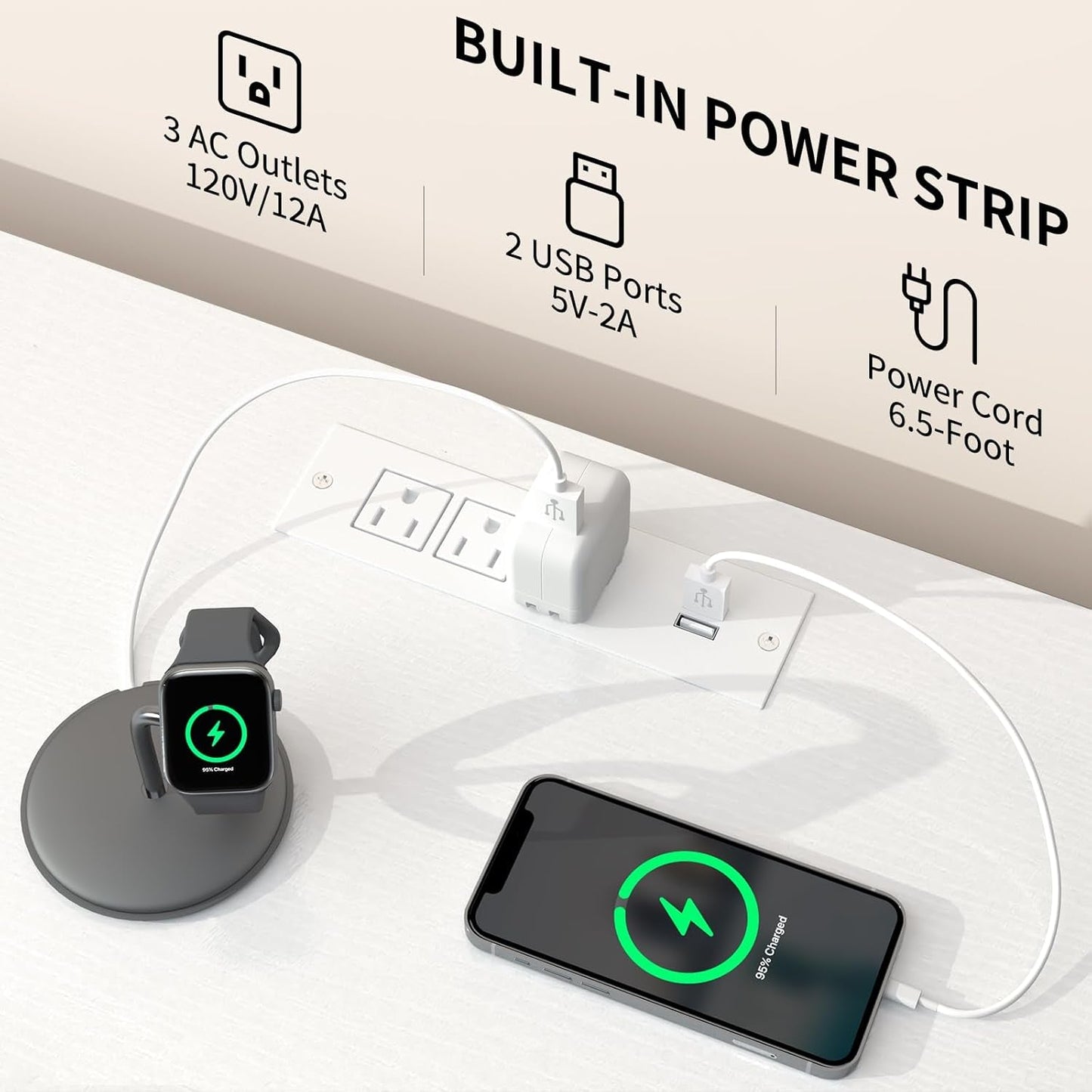 TV Stand Dresser for Bedroom, 7 Fabric Drawers Entertainment Center, LED Dressers with Power Outlets, TV Stands for Living Room with Storage Shelf, TV Console Entertainment Stand up to 50" TV-4