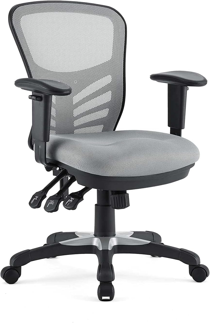EEI-757-GRY Articulate Ergonomic Mesh Office Chair in Gray-0