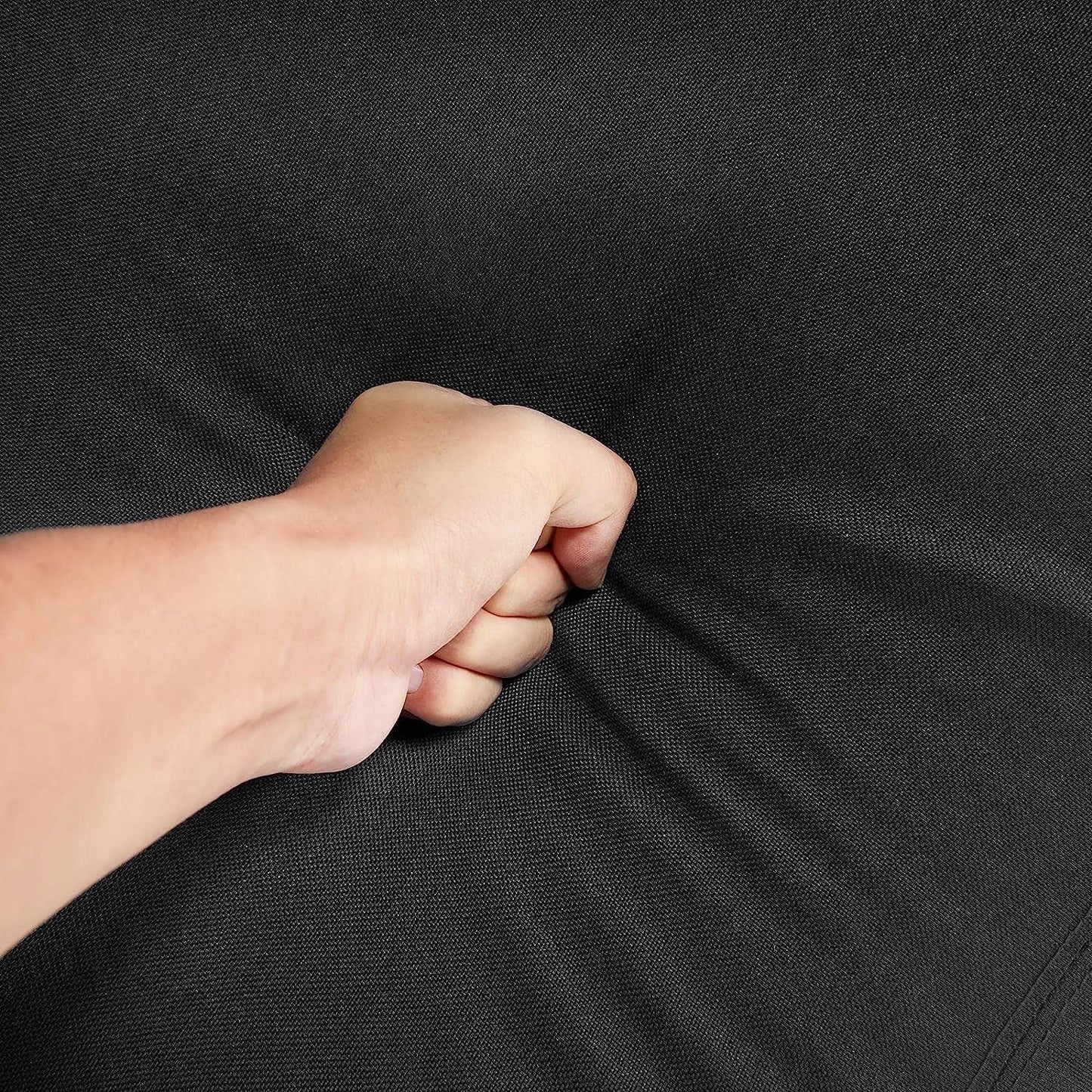 Fabric Push Back Recliner Chair, Pocket Spring, Matte Black-2