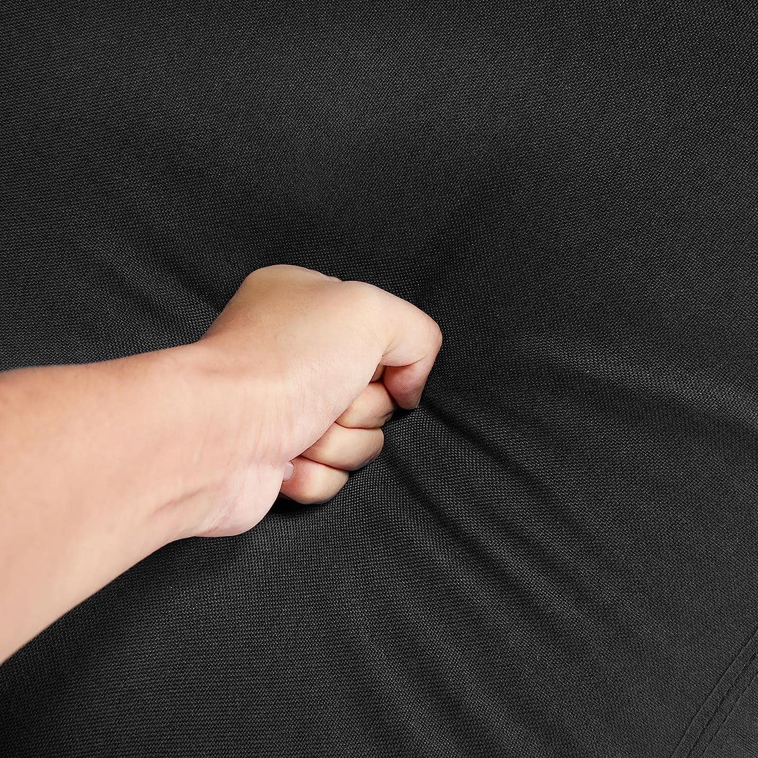 Fabric Push Back Recliner Chair, Pocket Spring, Matte Black-2