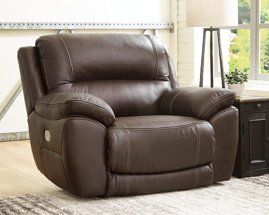 Dunleith Zero Wall Recliner with Power Headrest, Brown-1