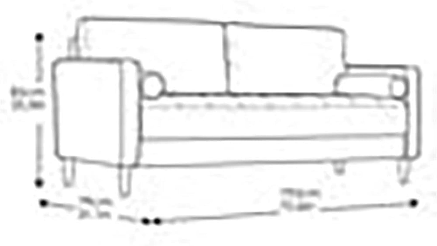 Heather Grey Fabric Sofa Modern, Stylish Design-2