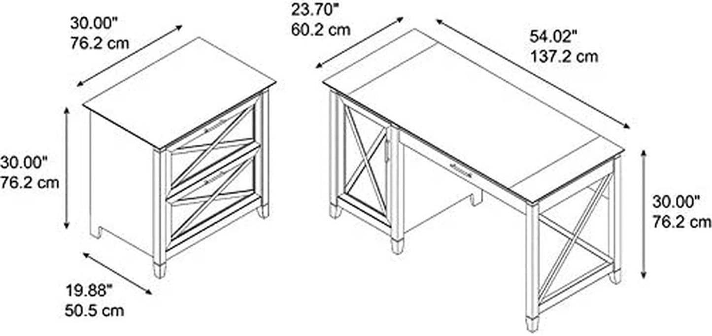 Key West Computer Desk with Storage-2