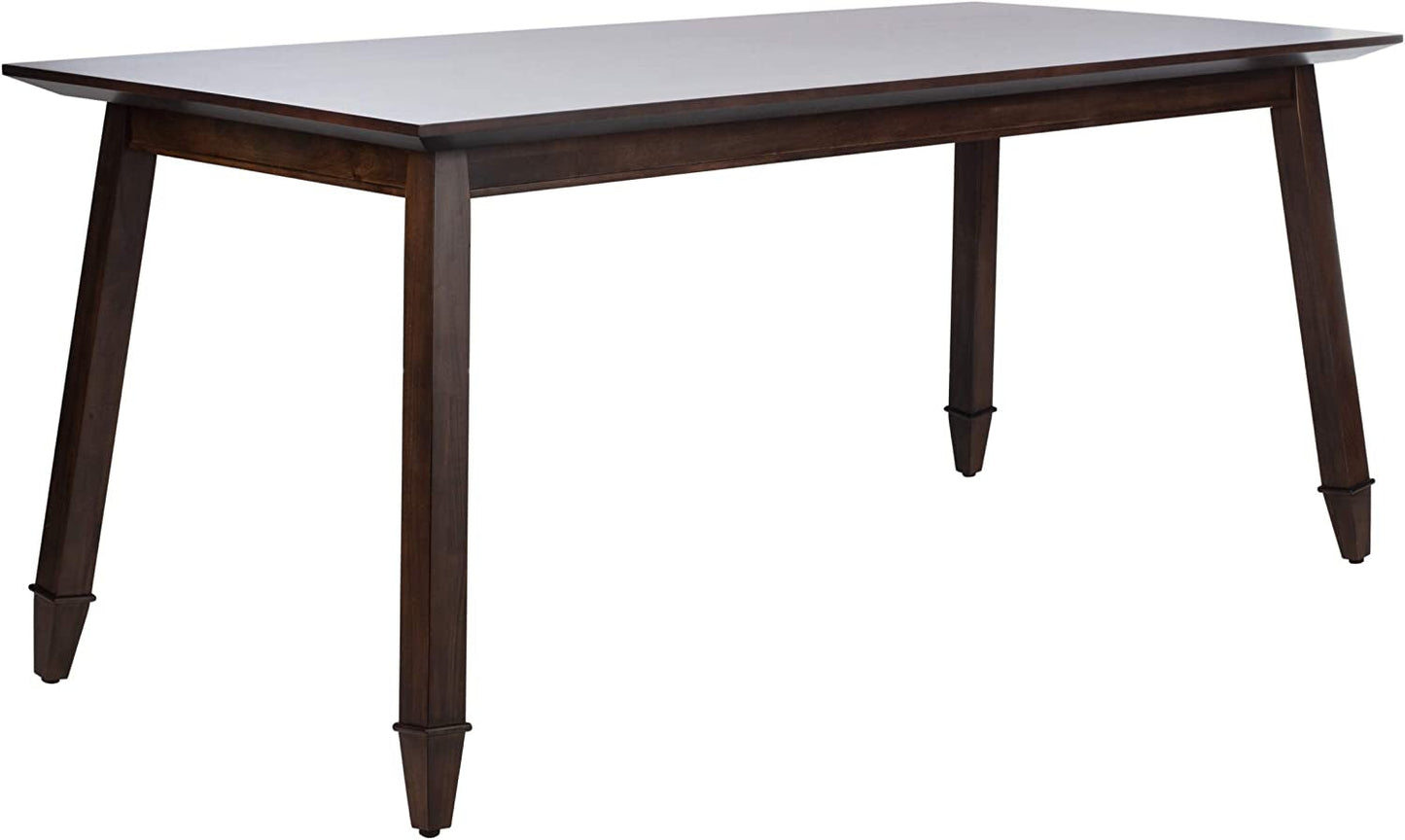 Brayson Modern Walnut Rectangle Dining Table-2