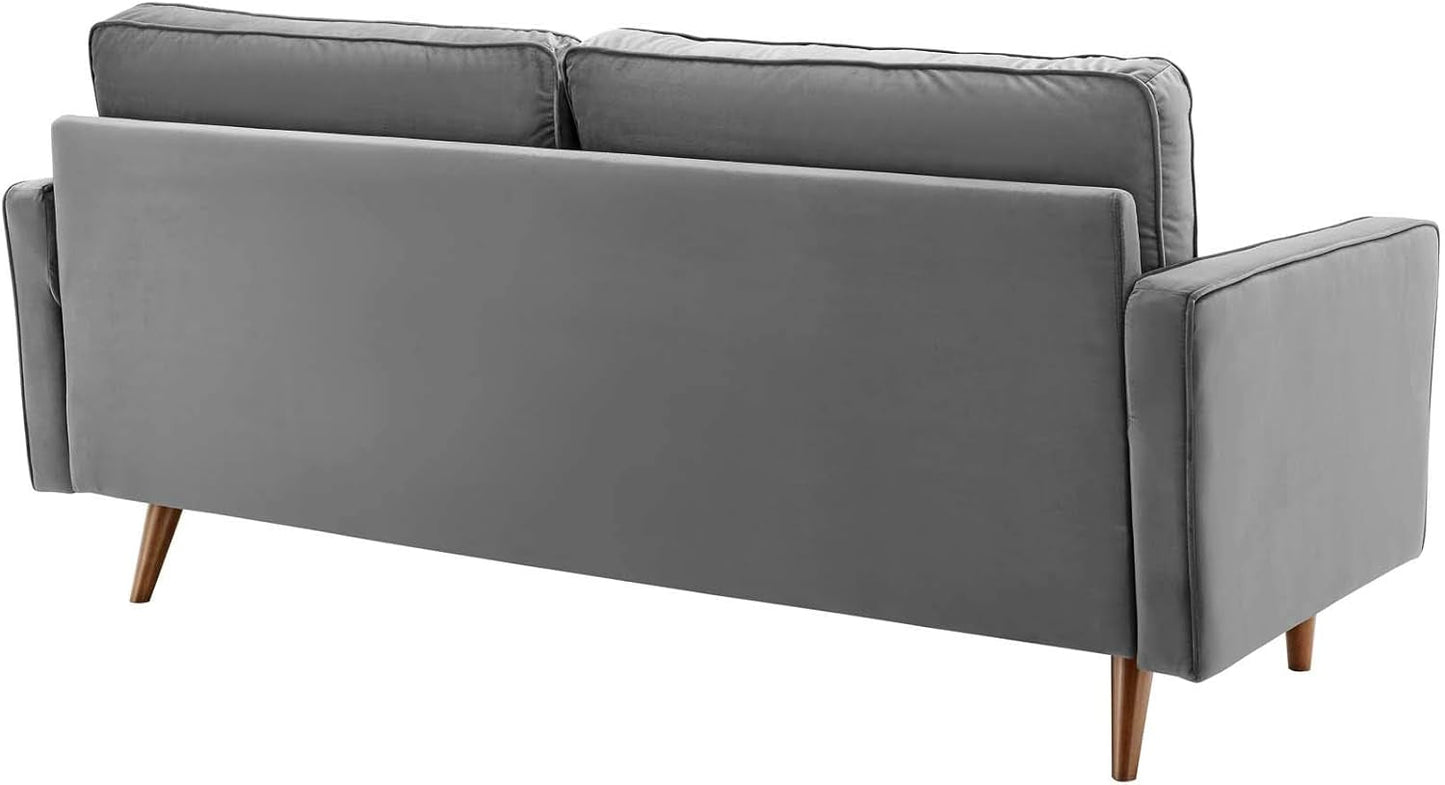 EEI-3764-GRY Valour Performance Velvet Sofa, Gray-3