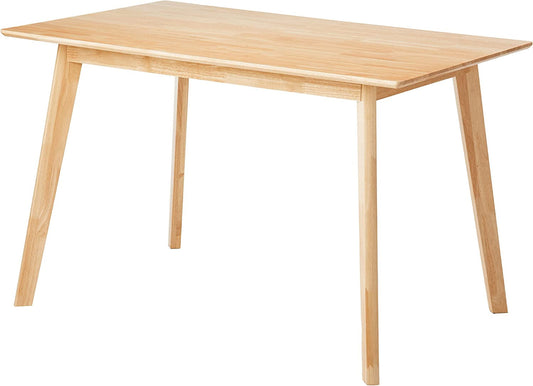 FSC Certified Solid Wood Kitchen Rectangular Dining Table, Natural Wood, 29.5"D X 47.2"W X 29.5"H-0