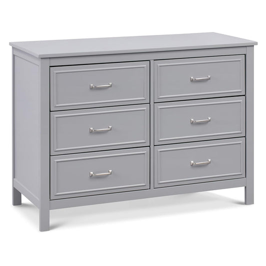 Charlie 6-Drawer Double Dresser in Grey-0