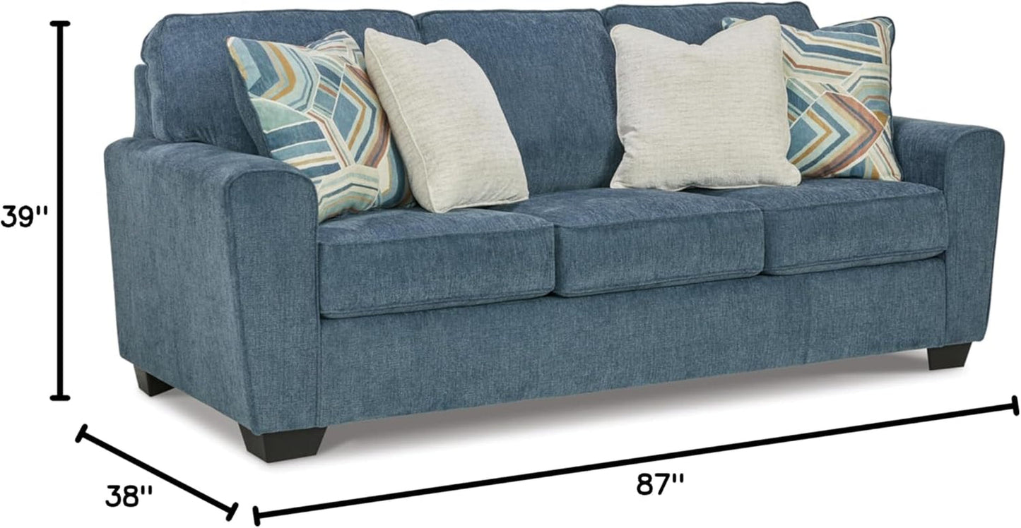 Cashton Casual Sofa for Living Room, Blue-2