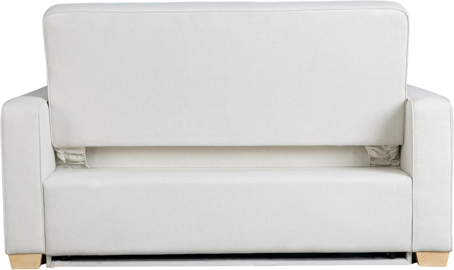 Ainsley Full Size Convertible Loveseat, Oyster-3