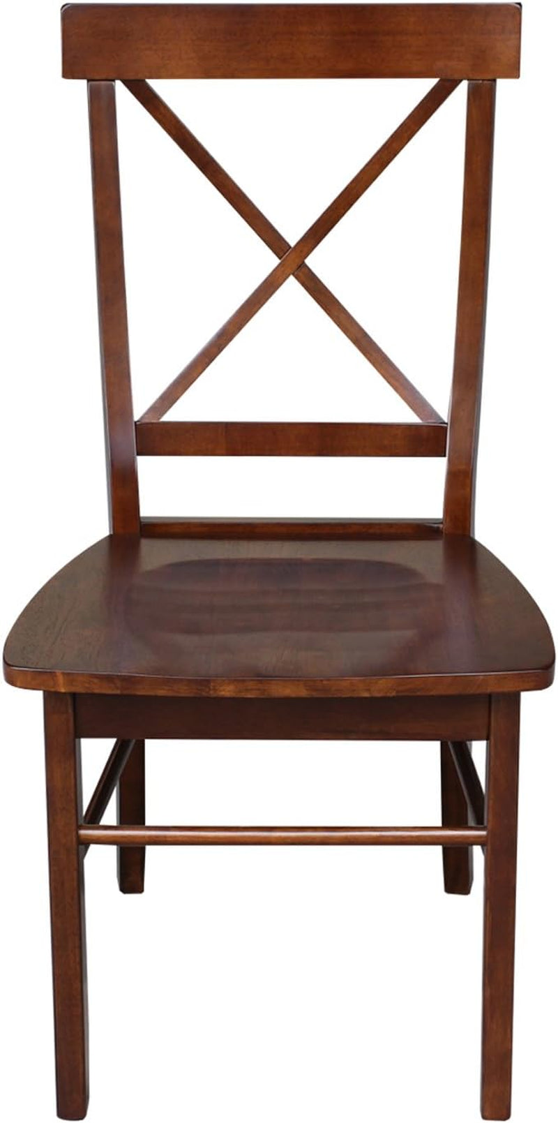 International Concepts X-Back Chair, Espresso-3
