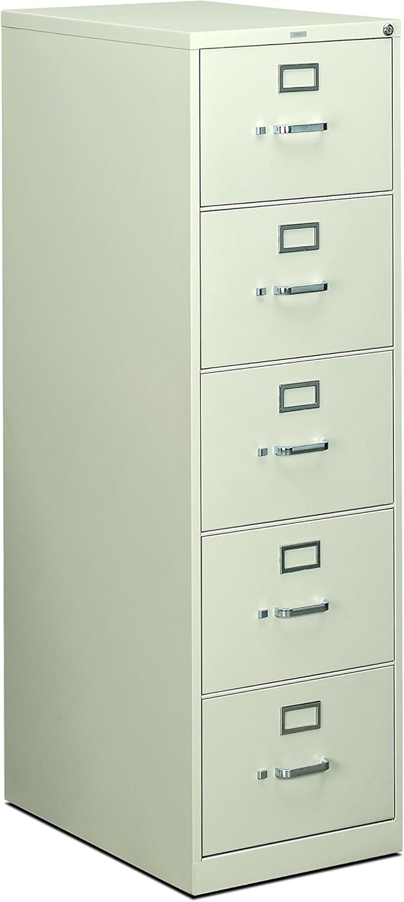 5 Drawer Filing Cabinet - 310 Series Full-Suspension Legal File Cabinet, 26-1/2-Inch Drawers, Light Gray (H315C)-0