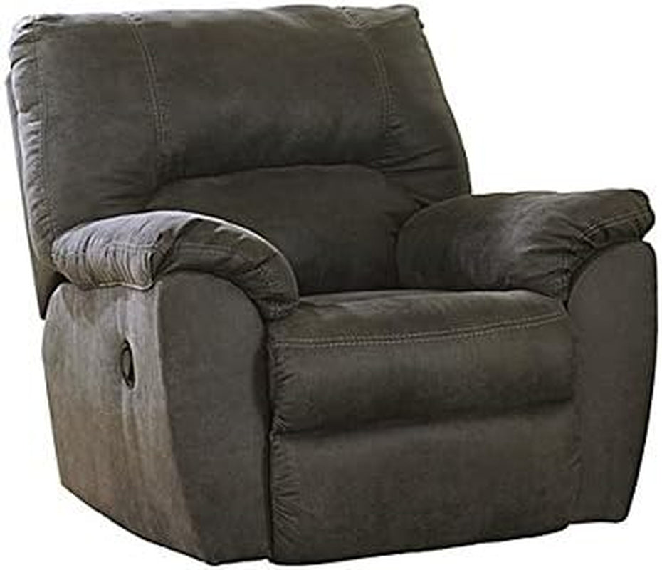Tambo Faux Leather Manual Rocker Recliner, Gray-4